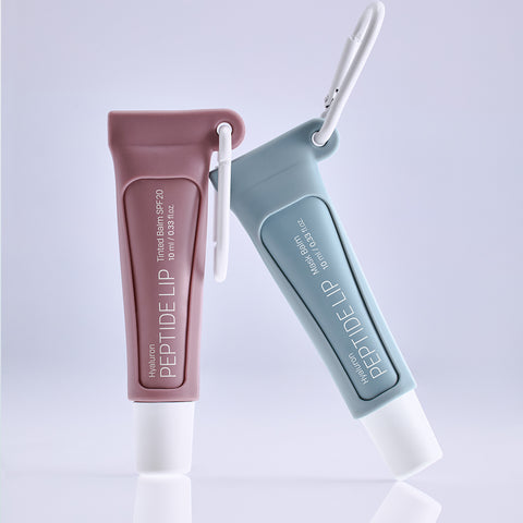 Dermatory Hyaluron Peptide Vital Plumping Lip Balm Set 10ml + Rose Keyring Holder