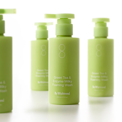 By Wishtrend Green Tea & Enzyme Milky Foaming Wash 140ml