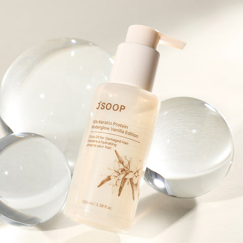 Jsoop Silk Keratin Protein Water Glow Vanilla Edition + Water Pack Vanilla Edition (100ml + 200g) - Set