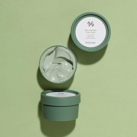 Soonsu Beauty Jeju Matcha Clay Pack side view