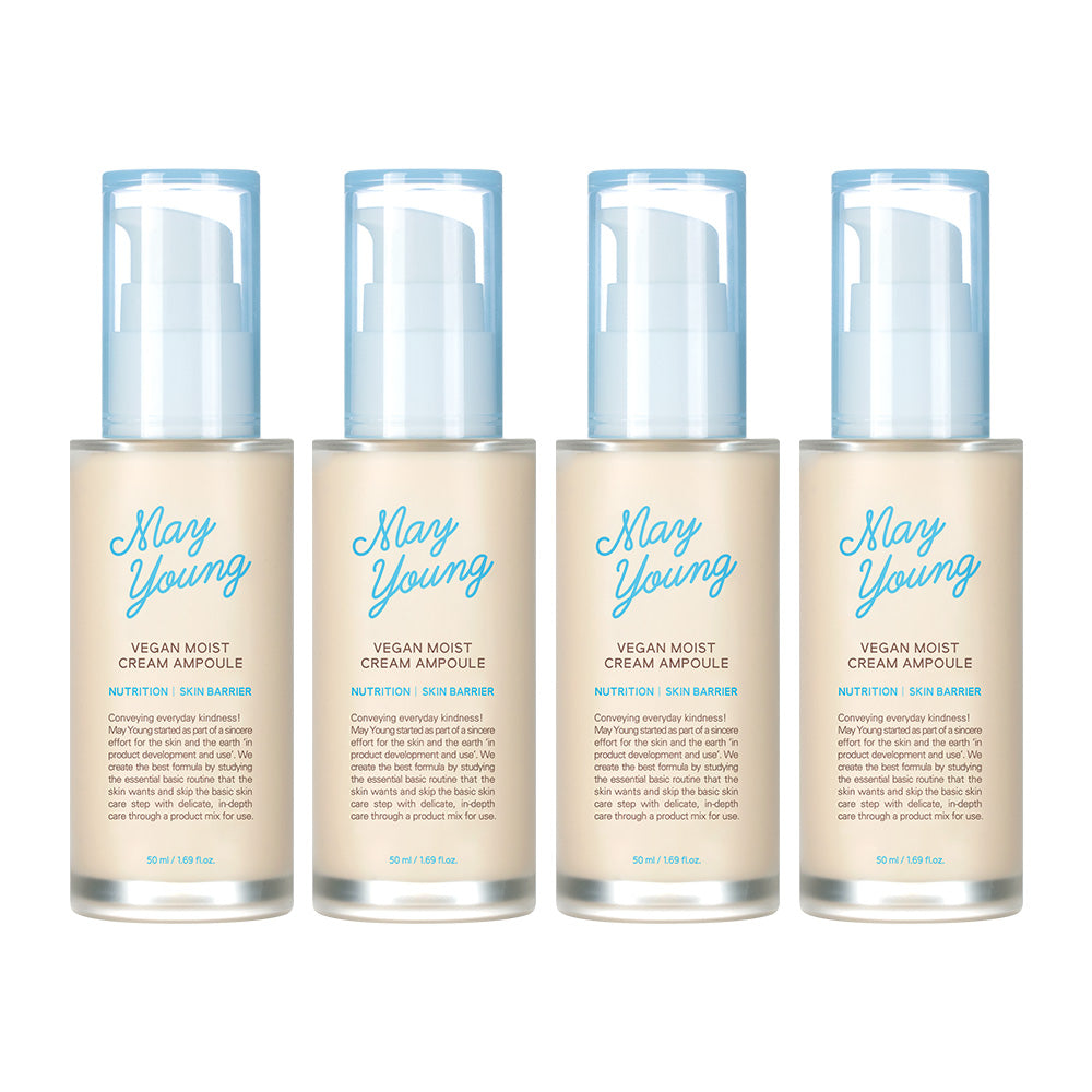 Mayyoung Vegan Moist Cream Ampoule 50ml - Set of 4