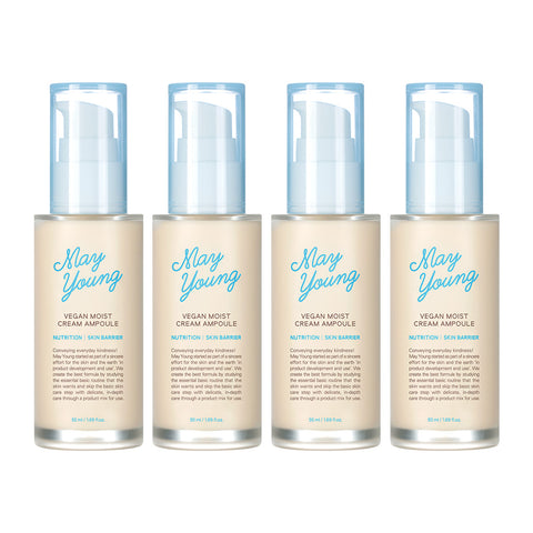 Mayyoung Vegan Moist Cream Ampoule 50ml - Set of 4