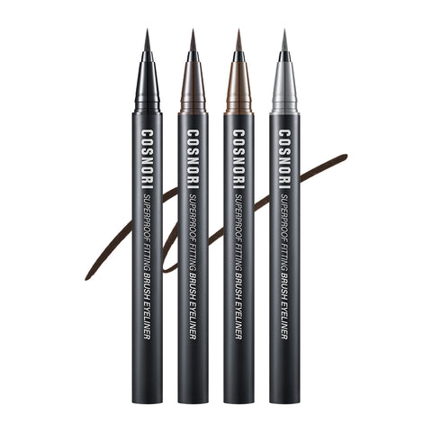 Cosnori Superproof Fitting Brush Eyeliner 0.6g