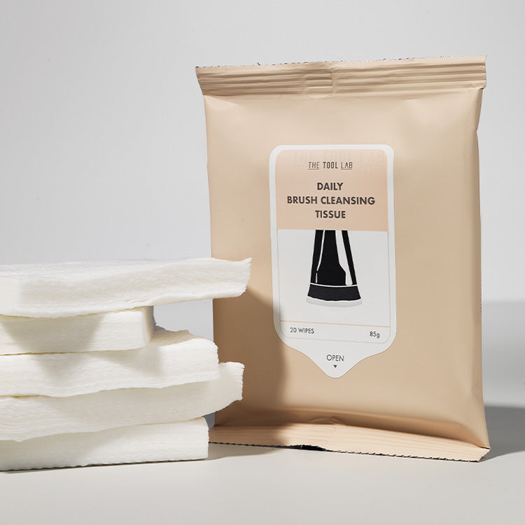 The Tool Lab Brush Cleansing Tissues (20 sheets)