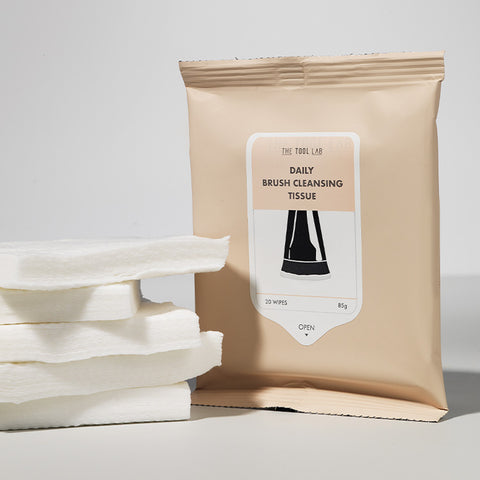 The Tool Lab Brush Cleansing Tissues (20 sheets)
