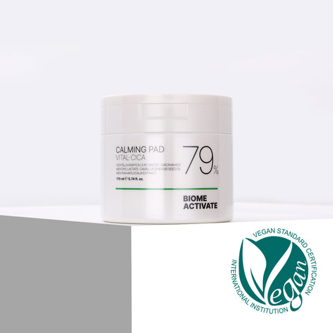 Biome Activate Vital Cica 79 Calming Toner Pads (170ml / 70 pads)