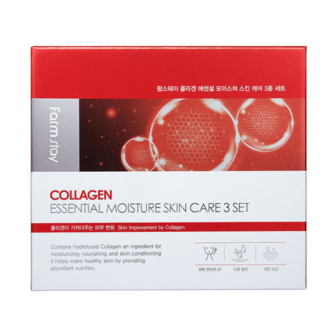 Farmstay Collagen Essential Moisture Skincare 3-Piece Set