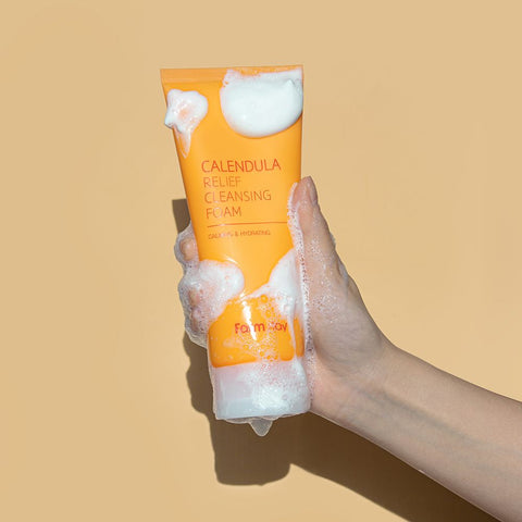 Farmstay Calendula Relief Cleansing Foam 180ml