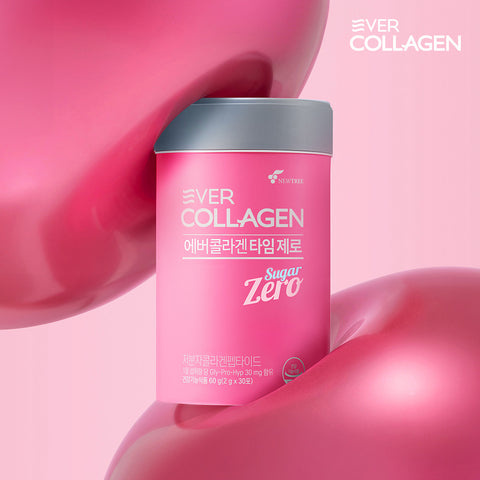 Newtree Ever Collagen Time Zero 4-Month Supply GPH Low-Molecular Tri-Peptide Collagen (Powder)