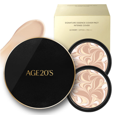 AGE20'S Signature Essence Cover Pact Intense Cover 14g (Main + Refill)