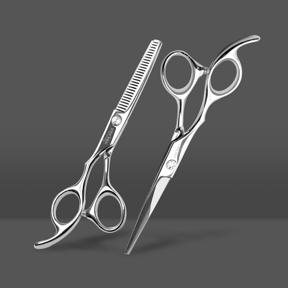 ParkJun Beauty Lab Professional Hair Cutting & Thinning Scissors 2-Piece Set