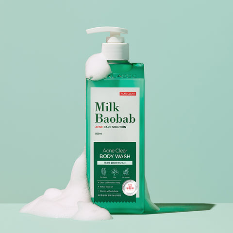 Milk Baobab Acne Clear Body Wash 500ml (1+1)