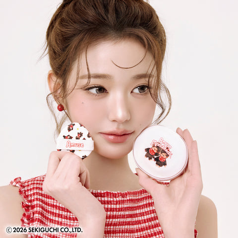 Amuse Ceramic Skin Perfector Cushion 15g SPF40 (Monchhichi Limited Edition)
