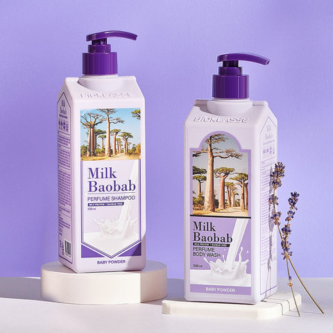 Milk Baobab Perfume Body Wash - Baby Powder, 500ml