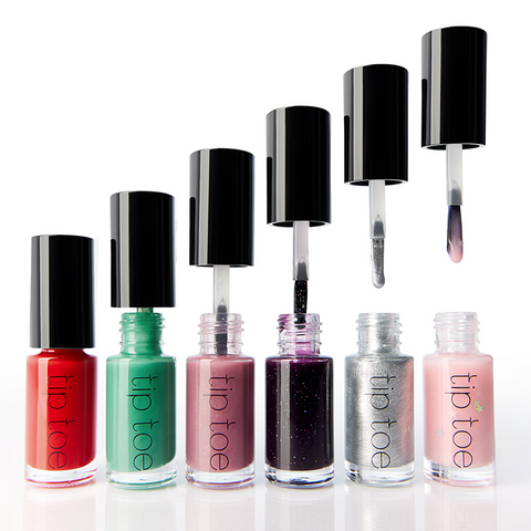 Tiptoe Mini Nail Polish 6-Piece Set