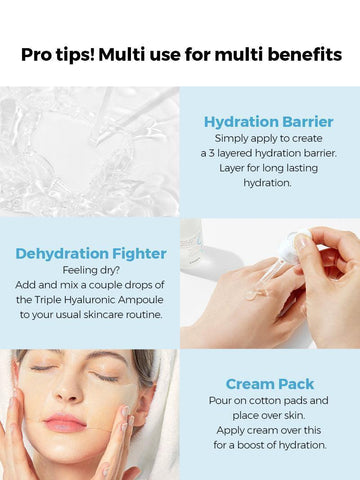 Soonsu Beauty Hydrium Triple Hyaluronic Moisture Ampoule application use