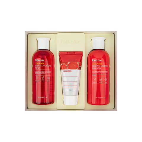 Farmstay Collagen Essential Moisture Skincare 3-Piece Set