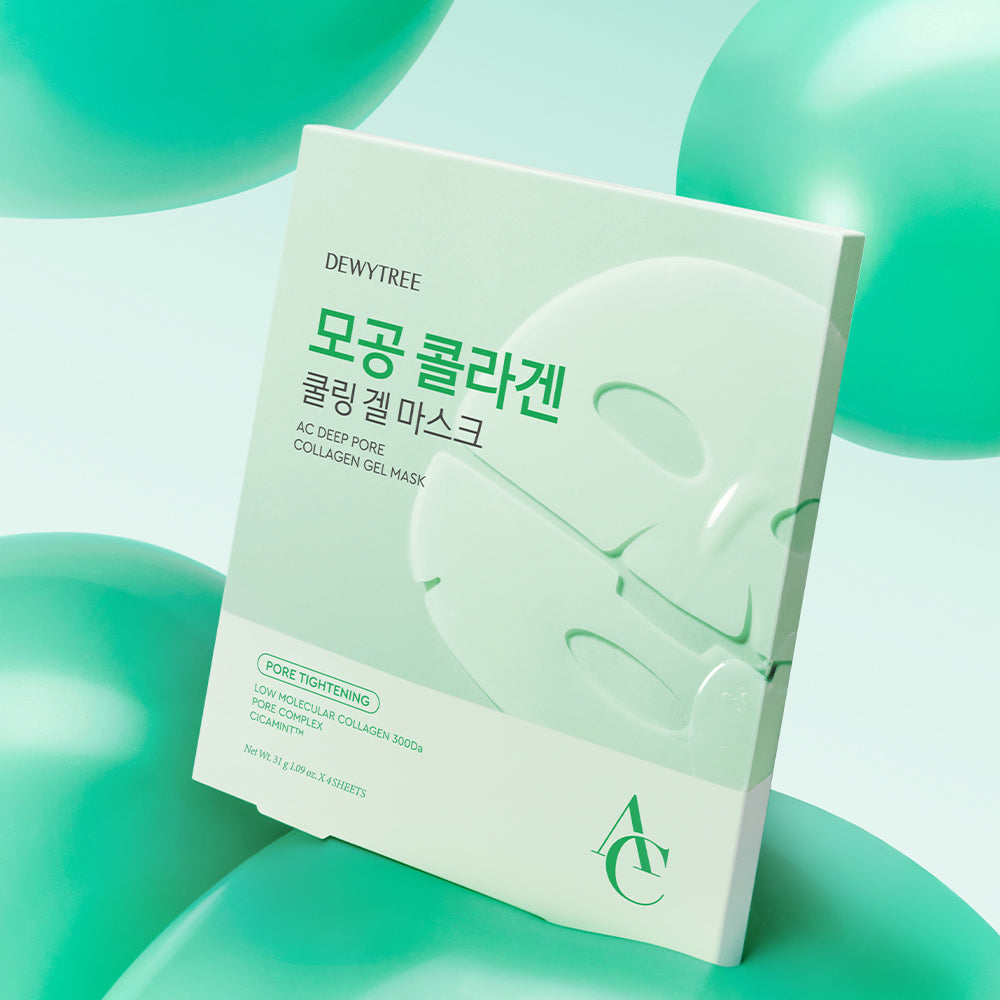 Dewytree AC Deep Pore Collagen Gel Mask (4 pcs, 31 g each)