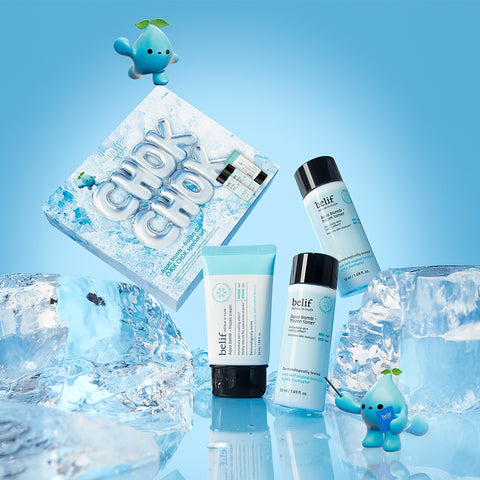 belif Aqua Bomb Frozen Duo (Moist Edition) (Cream 50ml + Toner 50ml x2)