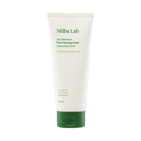 Milk Baobab MilbaLab Jeju Bamboo Pore Purifying Deep Cleansing Foam 200ml
