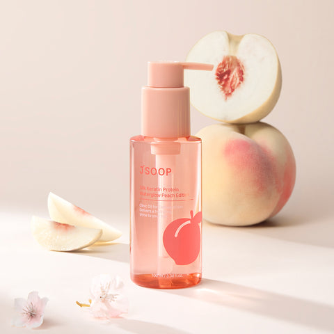 Jsoop Silk Keratin Protein Water Glow Peach Edition 100ml + Water Pack Peach Edition 200g (Set)