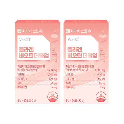 Chongkundang Collagen Biotin Double-Up 3g x 30 Sticks (2 Pack)