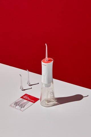 DongKook DENTRIX Sonic Pulse Massage Shot Oral Irrigator 2 Nozzles + Crush Concentrated Gargle 25ml