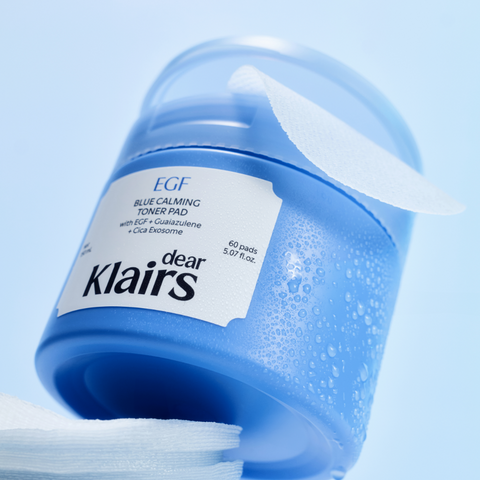 Dear Klairs EGF Blue Soothing Toner Pads 60 Sheets
