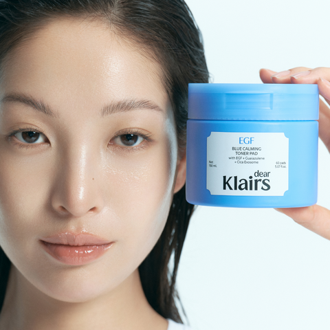 Dear Klairs EGF Blue Soothing Toner Pads 60 Sheets