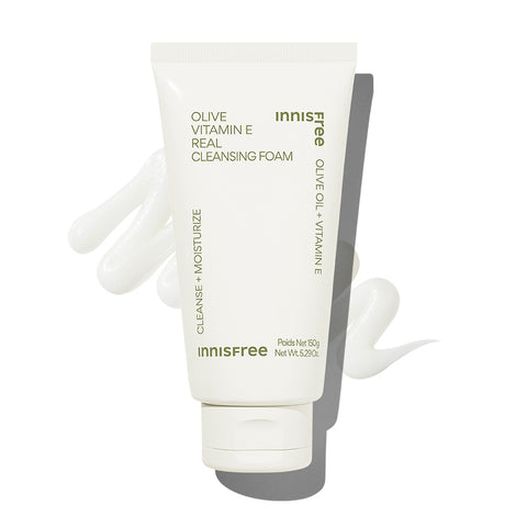 Innisfree Olive Vitamin E Real Cleansing Foam 150ml (2 Pack)