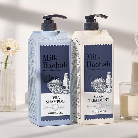 Milk Baobab Cera Shampoo + Treatment White Musk 1200ml