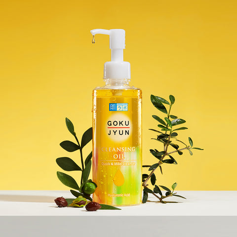 Hada Labo Gokujyun Oil Cleansing 200ml + Daily Deep Cleanser 100g