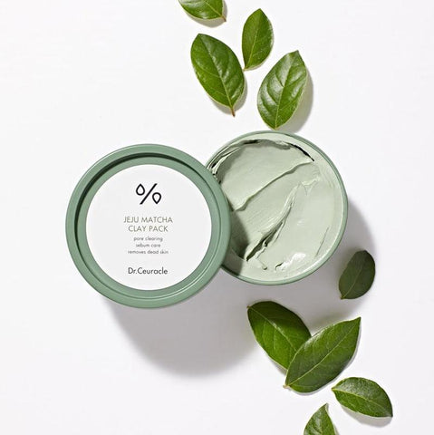 Soonsu Beauty Jeju Matcha Clay Pack texture close-up