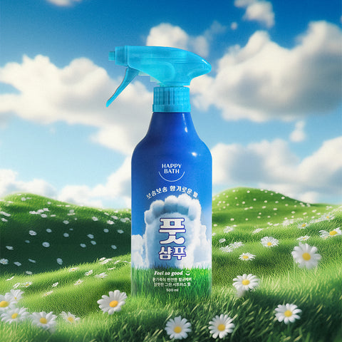 Happy Bath Feel So Good Foot Shampoo 500ml (2-pack) + 500ml Refill