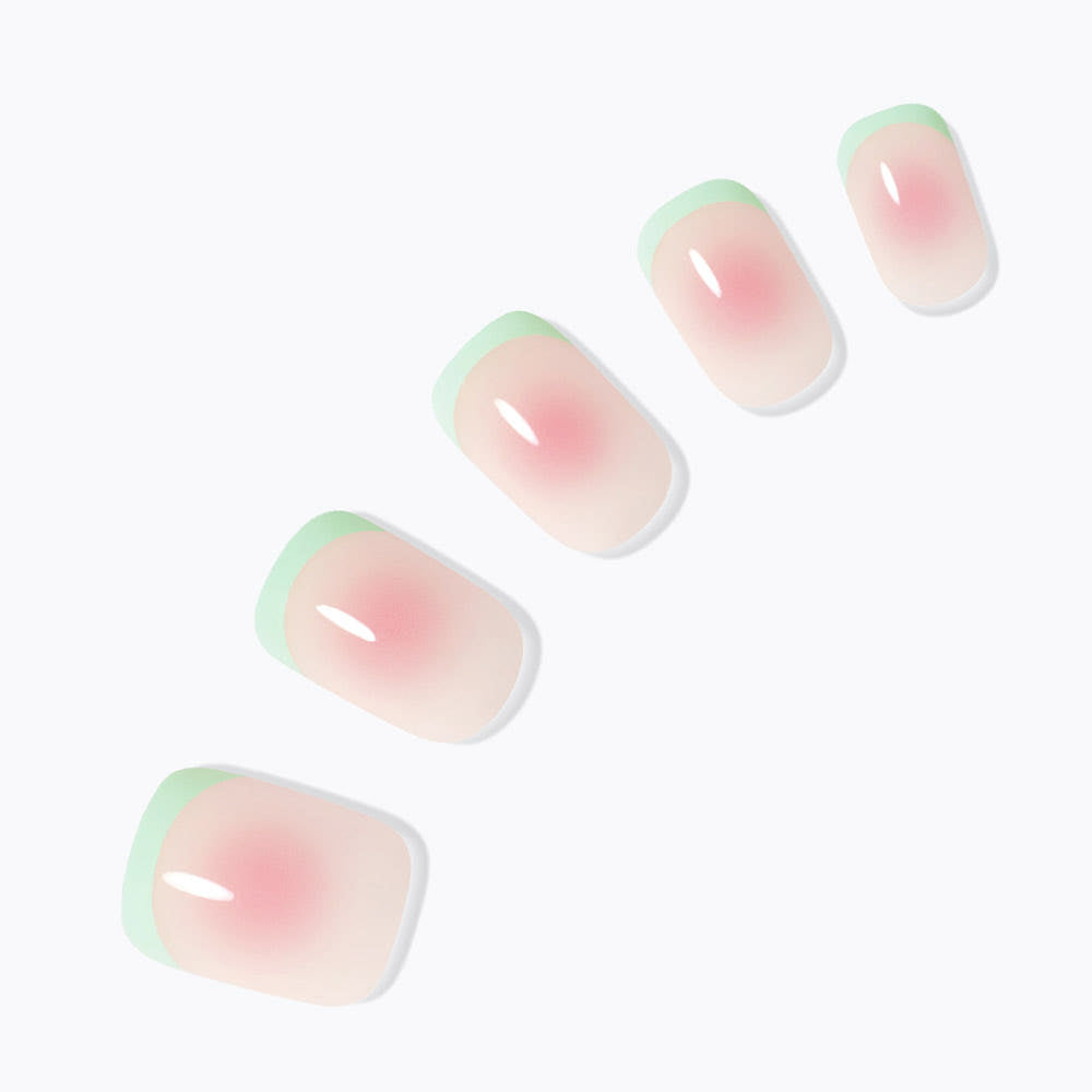 Dashing Diva Magic Press Cheek Melon (Regular Round) Nail Tips