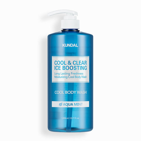 Kundal Cool & Clear Ice Boosting Cool Body Wash (Aqua Mint) 1058ml