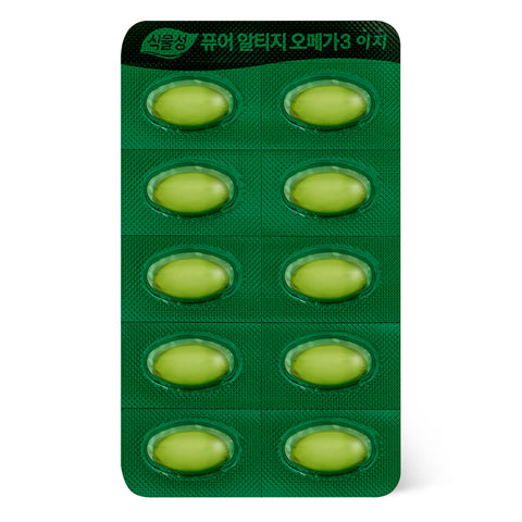 Koreaeundan Plant-Based Pure rTG Omega-3 Easy 60 Capsules x 6 Pack