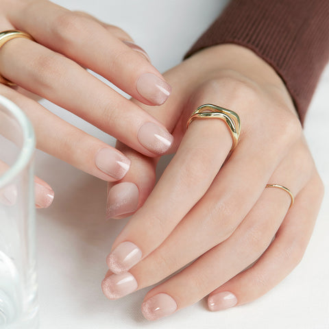 Dashing Diva Magic Press Pudding (Short Square) Nail Tips