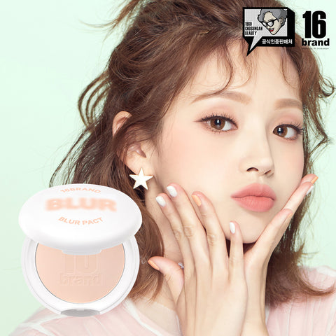 Chosungah Beauty 16Brand Blur Powder Pact Skin Beige 8ml