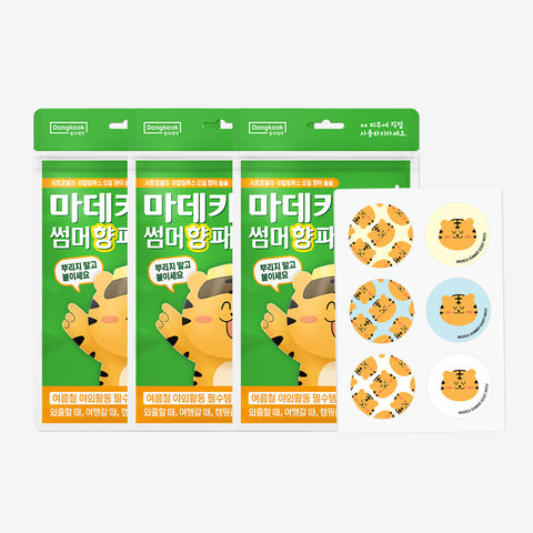 DongKook Pharmaceutical Madeca Summer Scent Patch 24 patches x 3 (Citronella)
