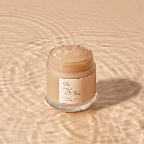 Soonsu Beauty Vegan Kombucha Tea Gel Cream application use