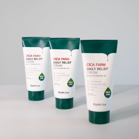Farmstay Cica Farm Daily Relief Cream 300ml (3 Pack)