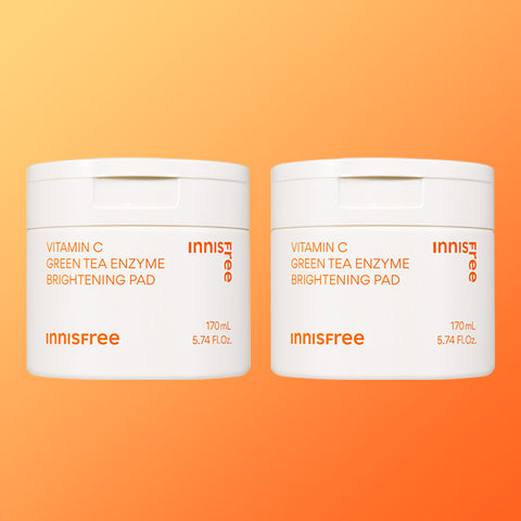 Innisfree Vitamin C Green Tea Enzyme Toning Pads 60 sheets (2 pack)