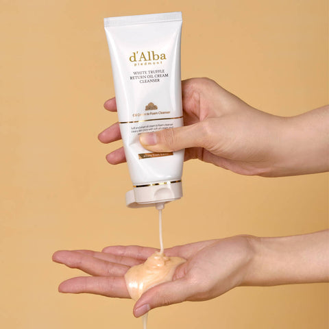 d'Alba White Truffle Return Oil Cream Cleanser 100ml Double Pack