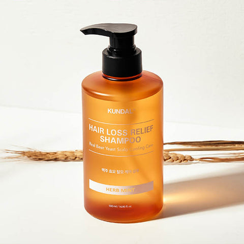 Kundal Beer Yeast Hair Loss Shampoo 500ml (1 pc) + Shampoo Brush