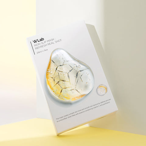 W.Lab Non-Slip Mask Refresh Real Shot (5 Sheets, 29ml)