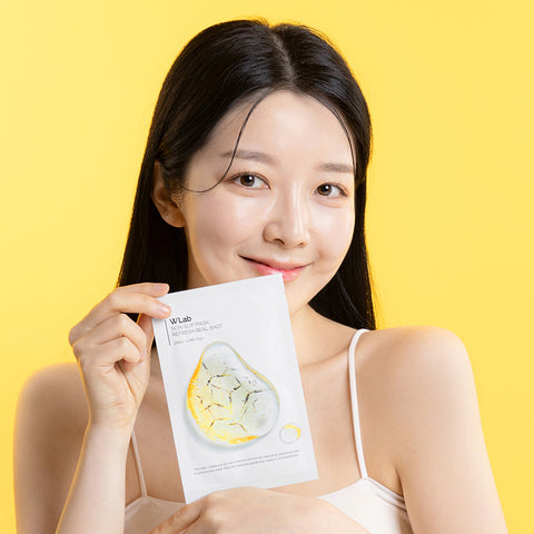 W.Lab Non-Slip Mask Refresh Real Shot (5 Sheets, 29ml)