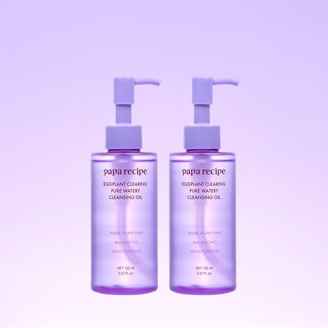 Papa Recipe Eggplant Clearing Pure Watery Cleansing Oil 150ml (2pc)