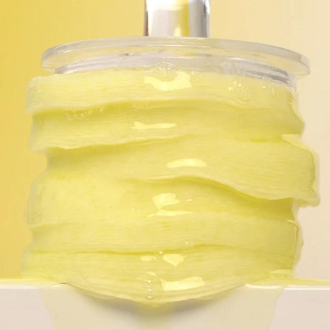 Soonsu Beauty Green Tangerine Vita C Toner Pad Plus 70pads texture close-up