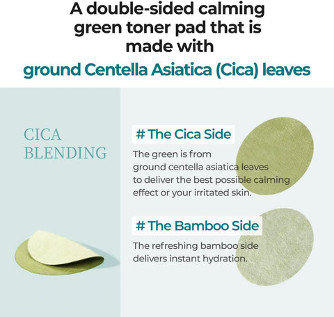 numbuzin No.1 Cica Centella Releaf Green Toner Pad 70P